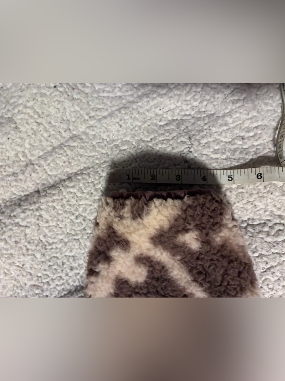 Jessica Simpson Brown and Cream Leopard Print Hooded  Jacket, medium - Picture 5 of 11